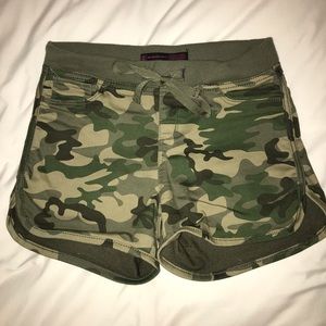 Camouflage Green Shorts